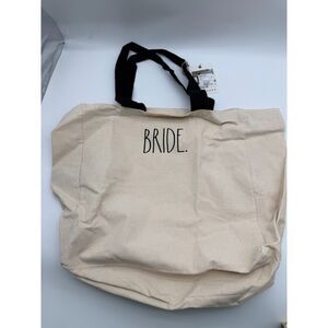 Rae Dunn bride canvas tote